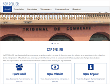 Tablet Screenshot of etude-pellier.com